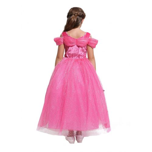 Dressy Daisy Girls Princess Cinderella Costume Dress Halloween Party Fancy Dress
