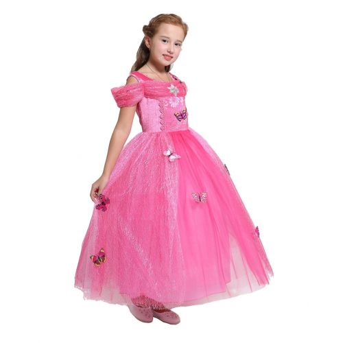  Dressy Daisy Girls Princess Cinderella Costume Dress Halloween Party Fancy Dress