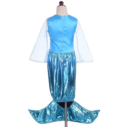  Dressy Daisy Girls Princess Mermaid Costumes Fancy Dress Up Halloween Costume