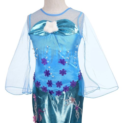  Dressy Daisy Girls Princess Mermaid Costumes Fancy Dress Up Halloween Costume