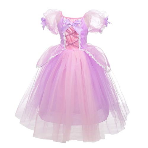  Dressy Daisy Princess Rapunzel Dress Up Costumes Halloween Party Fancy Dresses