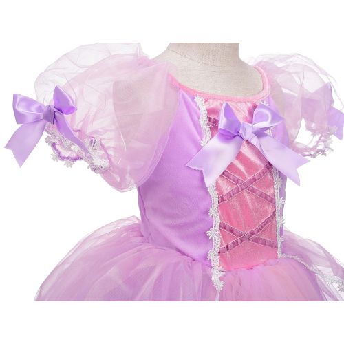  Dressy Daisy Princess Rapunzel Dress Up Costumes Halloween Party Fancy Dresses