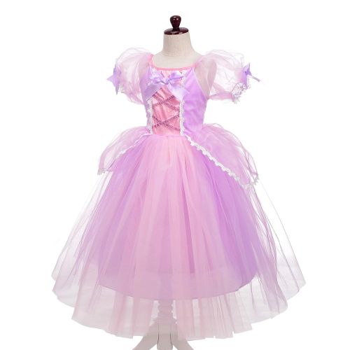  Dressy Daisy Princess Rapunzel Dress Up Costumes Halloween Party Fancy Dresses