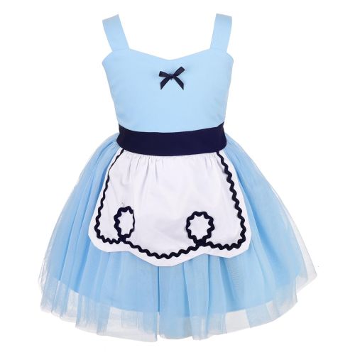  Dressy Daisy Princes Alice Dress for Baby Toddler Girls Alice Costume Summer Dress Up