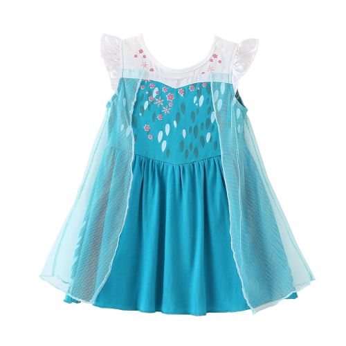  Dressy Daisy Girls Baby Toddler Princess Elsa Anna Dresses Snow White Sofia Cinderella Dress Up Costume