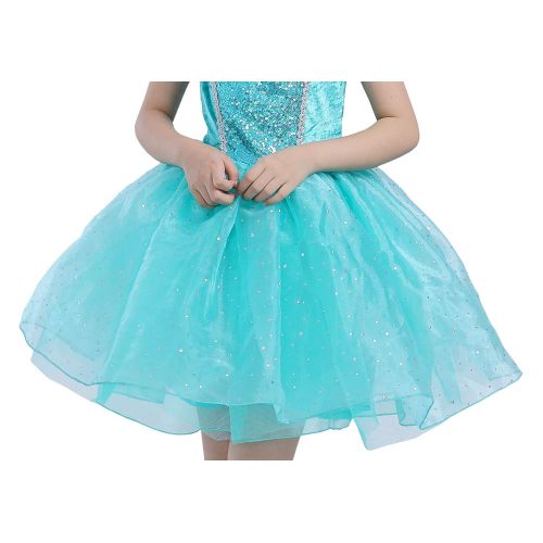  Dressy Daisy Toddler Girls Princess Belle Cinderella Aurora Jasmine Dress Up Costumes Fancy Party Dresses