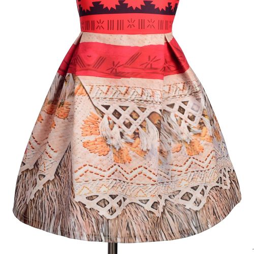  Dressy Daisy Girls Dress Up Princess Moana Costumes Adventure Outfit Halloween Costume