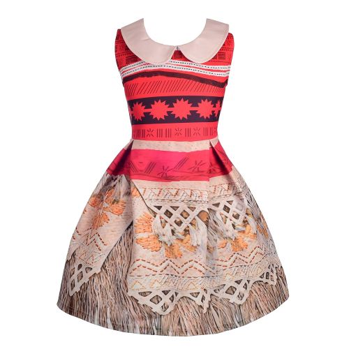  Dressy Daisy Girls Dress Up Princess Moana Costumes Adventure Outfit Halloween Costume