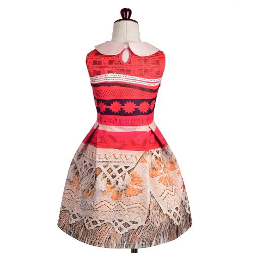  Dressy Daisy Girls Dress Up Princess Moana Costumes Adventure Outfit Halloween Costume