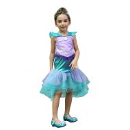 Dressy Daisy Little Mermaid Ariel Costume Outfit Princess Fancy Dress Up for Girl