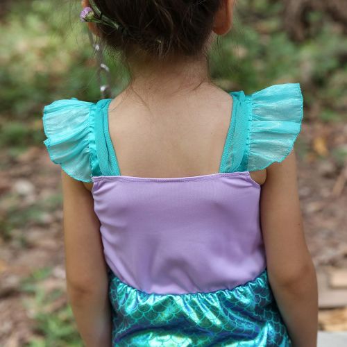 Dressy Daisy Little Mermaid Ariel Costume Outfit Princess Fancy Dress Up for Girl