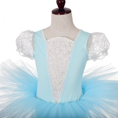  Dressy Daisy Girls Princess Cinderella Ballet Tutu Dance Costume Leotard Dress