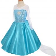 Dressy Daisy Girls Princess Elsa Costumes Snow Queen Fancy Party Birthday Dress