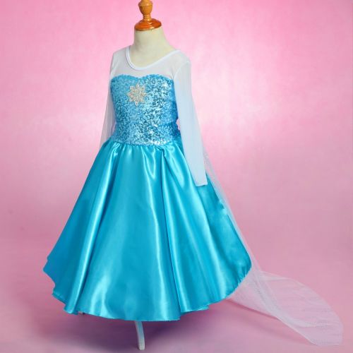  Dressy Daisy Girls Princess Elsa Costumes Snow Queen Fancy Party Birthday Dress