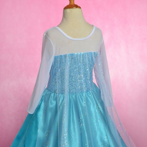  Dressy Daisy Girls Princess Elsa Costumes Snow Queen Fancy Party Birthday Dress