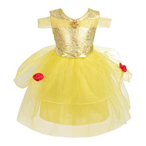  Dressy Daisy Baby Toddler Girl Princess Dress Costume Fancy Party Dress Up Size 4T: Clothing