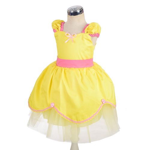  Dressy Daisy Baby & Toddler Princess Sofia Dress Belle Dress Aurora Dress Costume Summer Dress up