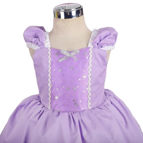  Dressy Daisy Baby & Toddler Princess Sofia Dress Belle Dress Aurora Dress Costume Summer Dress up