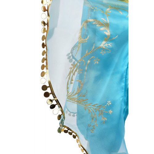  Dressy Daisy Girls Princess Jasmine Dress Up Costumes Halloween Party Fancy Dress