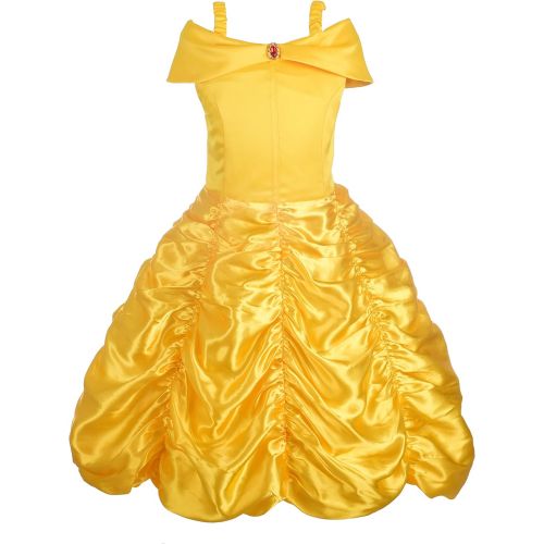  Dressy Daisy Girls Princess Belle Costumes Princess Dress Up Halloween Costume