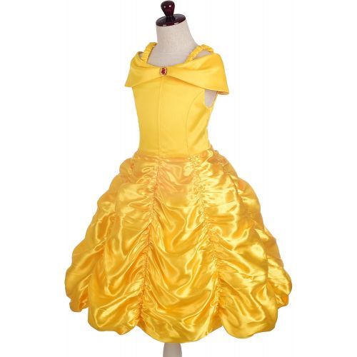  Dressy Daisy Girls Princess Belle Costumes Princess Dress Up Halloween Costume