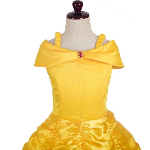  Dressy Daisy Girls Princess Belle Costumes Princess Dress Up Halloween Costume