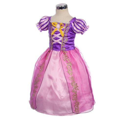  Dressy Daisy Girls Princess Rapunzel Dress up Fairy Tales Costume Cosplay Party