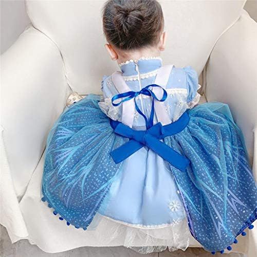  Dressy Daisy Toddler Girl Ice Princess Apron Dress Up Costume Snow Queen Birthday Gift Fancy Outfit