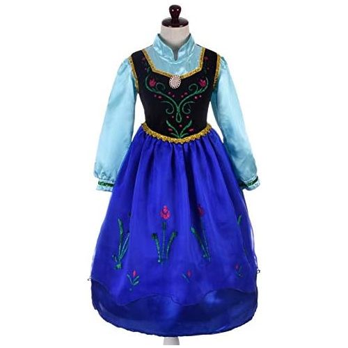  Dressy Daisy Girls Ice Princess Sister Costume Dresses Birthday Halloween Christmas Fancy Party Outfit Size 3 10