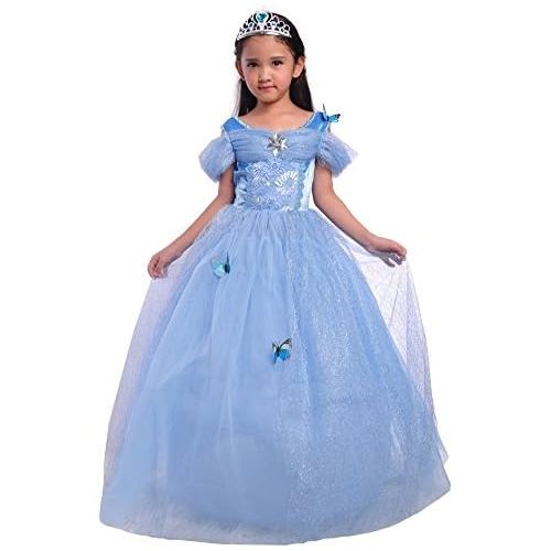  Dressy Daisy Girls Princess Dress Costume Christmas Halloween Fancy Dresses Up Butterfly Size 24M 12