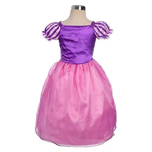  Dressy Daisy Princess Costume Halloween Birthday Fancy Party Dress Up Pageant Gown for Girls