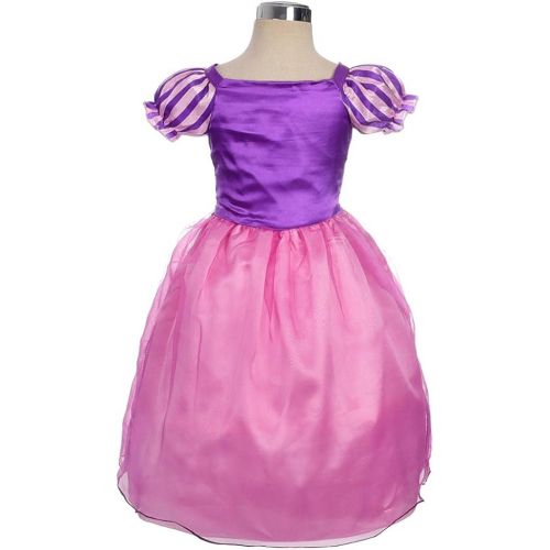  Dressy Daisy Princess Costume Halloween Birthday Fancy Party Dress Up Pageant Gown for Girls