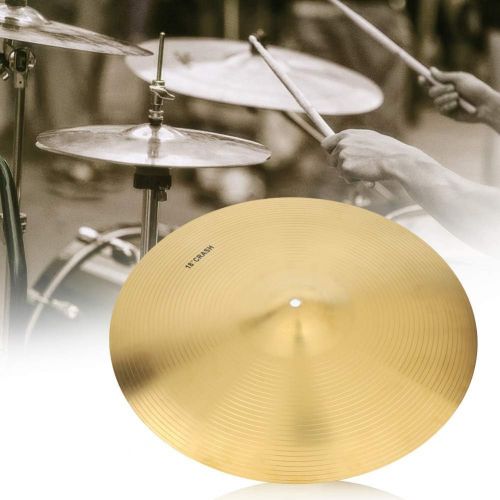  [아마존베스트]Drfeify 18 Inch Brass Coaster Durable Instrument Accessory for Drum Set