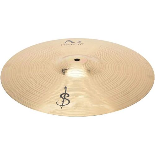  [아마존베스트]Drfeify 14 inch drum cymbal metal hihat cymbal replacement parts for beginners and student drummer