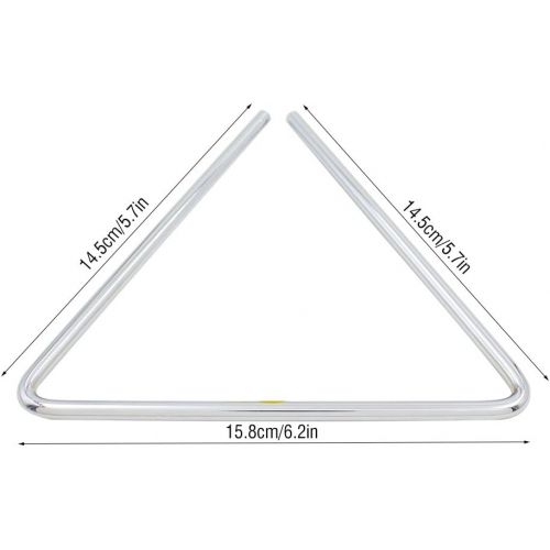  [아마존베스트]Drfeify Childrens Metal Triangle with Mallet Musical Instrument for Children Education