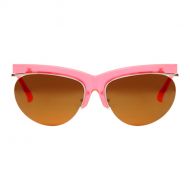 Dries Van Noten Pink Linda Farrow Edition Cat-Eye Sunglasses