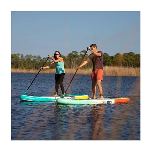  Drift Inflatable Stand Up Paddle Board - SUP Paddle Board and Accessories, Including Pump, Paddle, and More