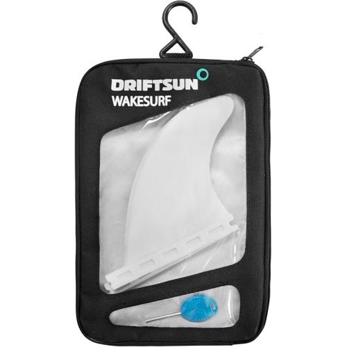  Driftsun Throwdown Wakesurf Board - Length Custom Surf Style Wakesurfer, Quad Fin Set Included 4'8