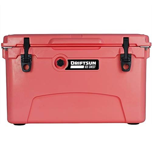  Driftsun 45-Quart Ice Chest, Heavy Duty, High Performance Roto-Molded Commercial Grade Insulated Cooler, White