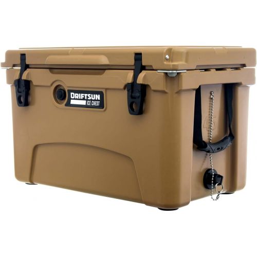  Driftsun 45-Quart Ice Chest, Heavy Duty, High Performance Roto-Molded Commercial Grade Insulated Cooler