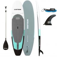 Driftsun Durashell Rigid Stand Up Paddleboard 10.5ft SUP, with Paddle, Fin, and Leash