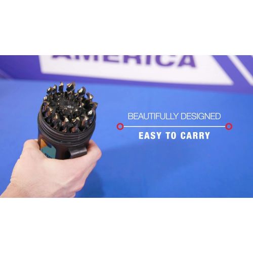  Drill America - DWD29J-CO-PC 29 Piece M35 Cobalt Drill Bit Set in Round Case (1/16 - 1/2 X 64ths), DWDCO Series