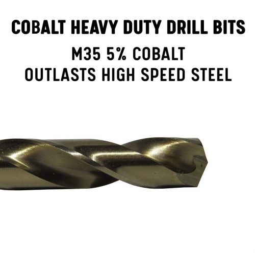  Drill America - DWD29J-CO-PC 29 Piece M35 Cobalt Drill Bit Set in Round Case (1/16 - 1/2 X 64ths), DWDCO Series