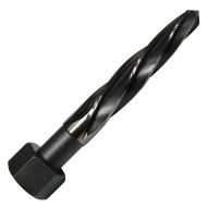 Drill America DWRRBHEX High-Speed Steel Bridge Reamer, Hex Shank (916 - 1-316), Spiral Flute, Uncoated (Bright) Finish