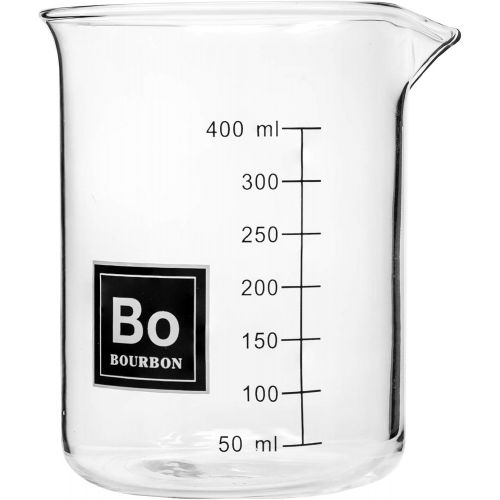  [아마존베스트]Drink Periodically Set of 2 Laboratory Beaker Bourbon Rocks Glasses-16oz each