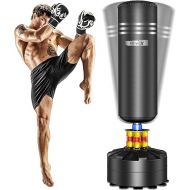 Dripex Freestanding Punching Bag, Heavy Boxing Bag with Stand for Adult Youth - Men Standing Boxing Punch Bag for Home Gym Workout
