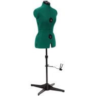 Dritz 20420 Sew-You Dressform with Tri-Pod Stand Adjustable Up to 63” Shoulder Height, Small, Opal Green
