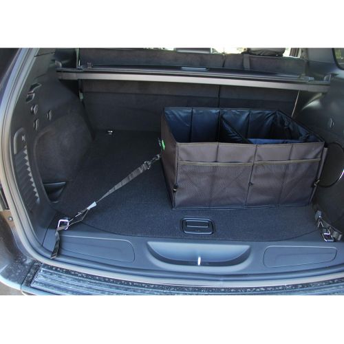  [아마존 핫딜] [아마존핫딜]Drive Auto Products Car Trunk Organizer Storage with Straps, Black, 2-Pack