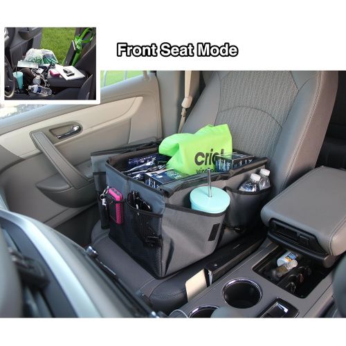  [아마존핫딜][아마존 핫딜] Amazon Drive Auto Products Car Trunk Storage Organizer - Collapsible Multi-Compartment - Adjustable Securing Straps