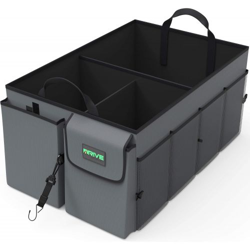  [아마존핫딜][아마존 핫딜] Amazon Drive Auto Products Car Trunk Storage Organizer - Collapsible Multi-Compartment - Adjustable Securing Straps